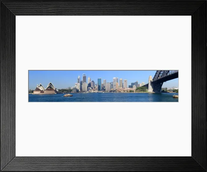 Framed Print : Panorama of Sydney, NSW, Australia