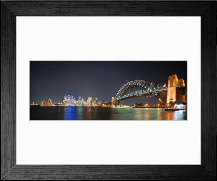 Framed Print : Panorama of Sydney Skyline Framed Print : Panorama of Sydney Skyline