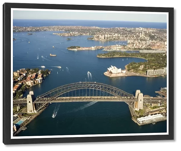 Australia, New South Wales, Sydney Harbour, aerial view
