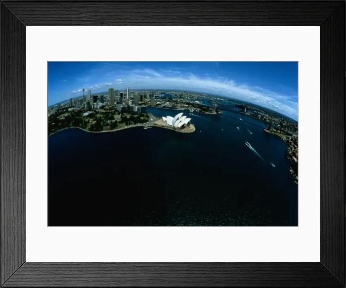 Framed Print : Aerial View of Sydney, Australia Framed Print : Aerial View of Sydney, Australia