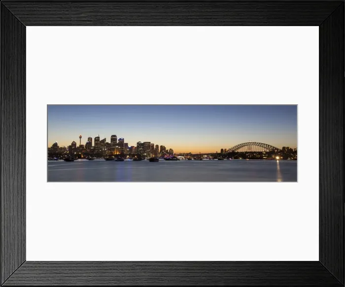 Framed Print : Twilight at Sydney