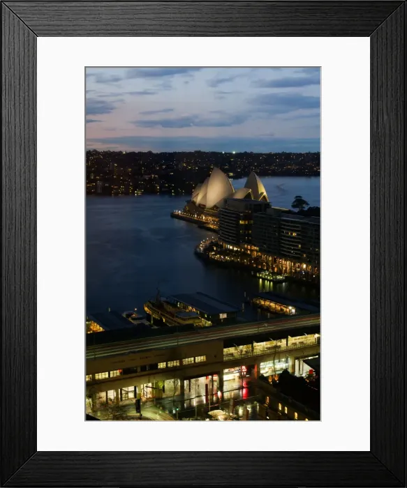 Framed Print : Sydney from above