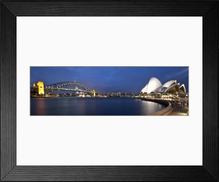 Framed Print : Dusk at Sydney Opera House Framed Print : Dusk at Sydney Opera House