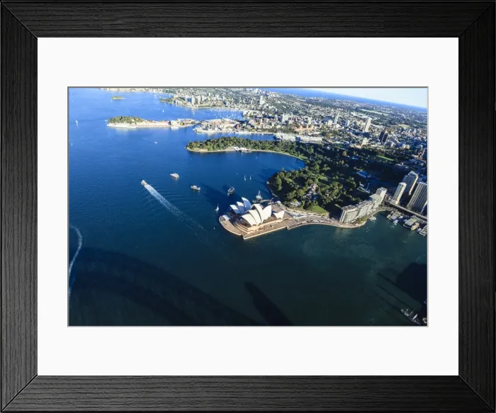 Framed Print : Aerial view of downtown Sydney Framed Print : Aerial view of downtown Sydney
