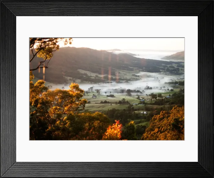 Framed Print : Hunter valley at sunrise Framed Print : Hunter valley at sunrise