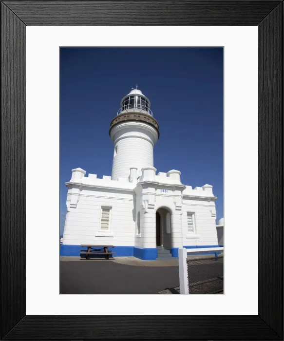 Framed Print : Cape Byron Lighthouse building, Australia Framed Print : Cape Byron Lighthouse building, Australia