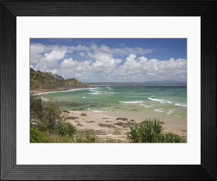 Framed Print : Wategoes Beach, Byron Bay, Australia