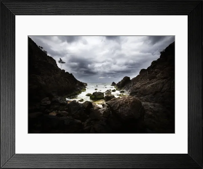 Framed Print : The Pass, Byron Bay