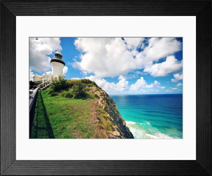 Framed Print : Byron Bay Lighthouse