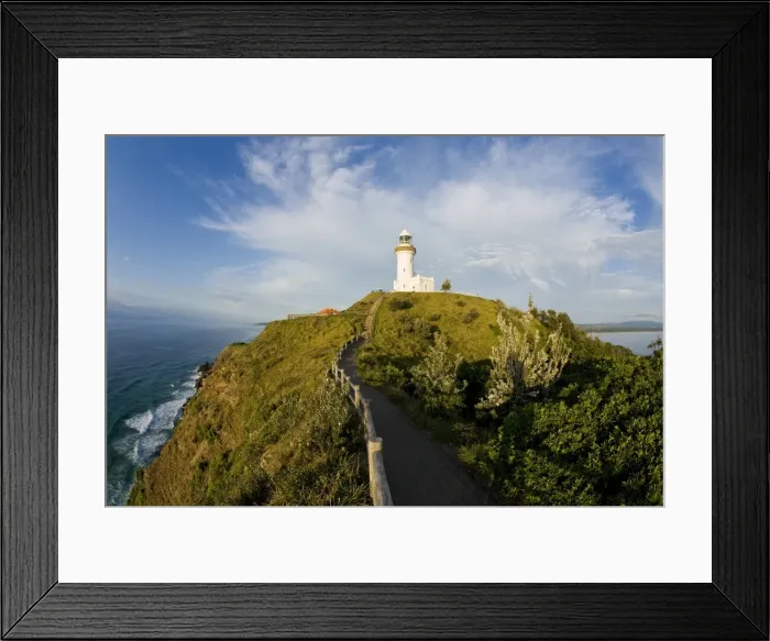 Framed Print : Byron Bay Lighthouse Australia Framed Print : Byron Bay Lighthouse Australia