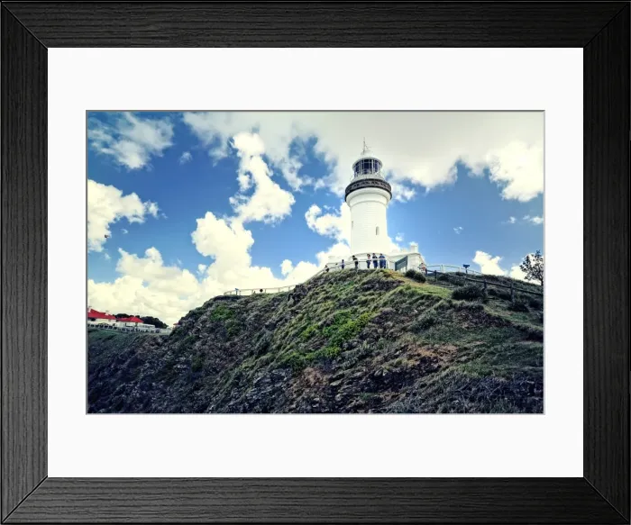 Framed Print : Byron Bay lighthouse Framed Print : Byron Bay lighthouse