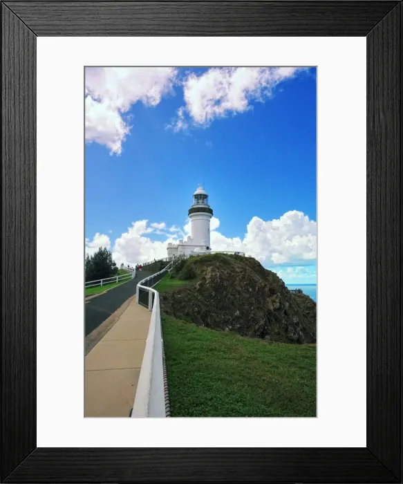 Framed Print : Byron Bay Lighthouse in Summer Framed Print : Byron Bay Lighthouse in Summer