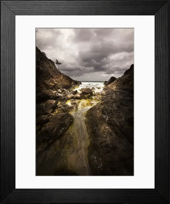 Framed Print : Byron Bay, The Pass Framed Print : Byron Bay, The Pass