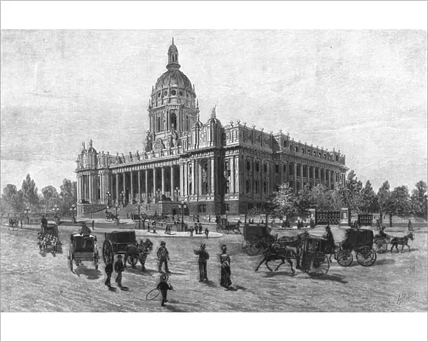 The proposed design for Parliament House, Melbourne, Australia