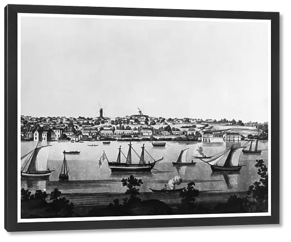 Ships On Sydney Cove circa 1850