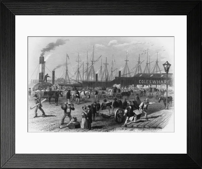 Framed Print : Queens Wharf Framed Print : Queens Wharf