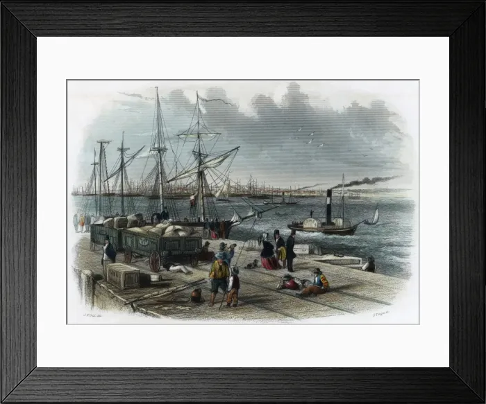 Framed Print : Australian Quayside Framed Print : Australian Quayside