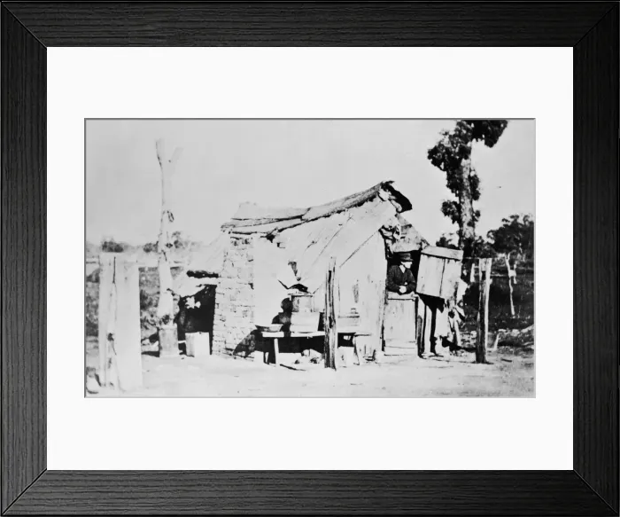 Framed Print : 19th Century Wagga Wagga