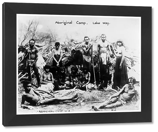Aboriginal Camp in Lake Way