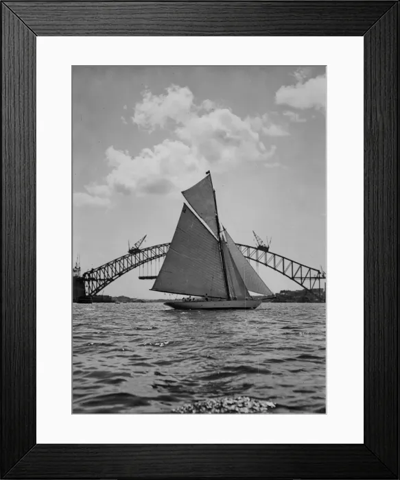 Framed Print : Sailing Down Under