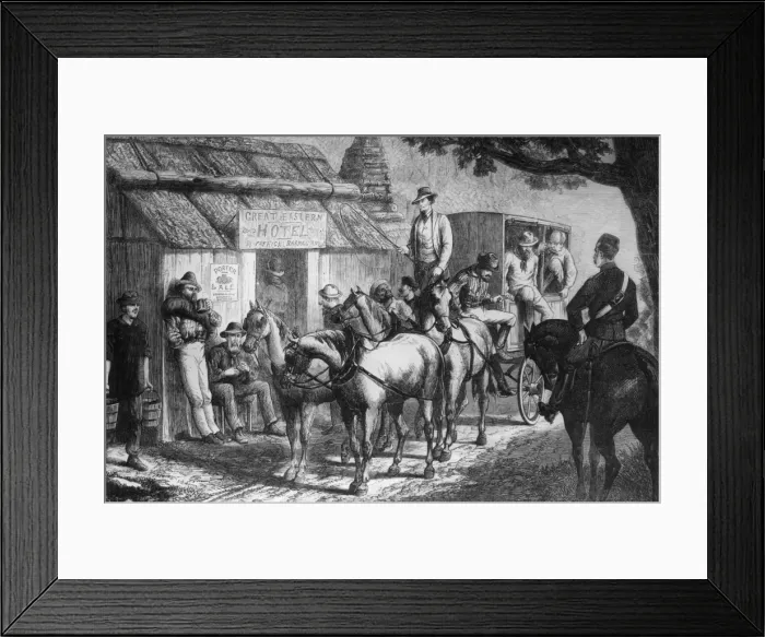 Framed Print : On The Road