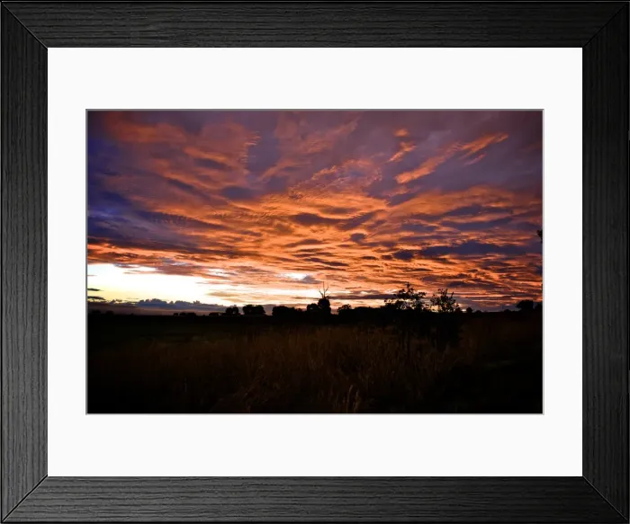 Framed Print : Aussie Sunset Framed Print : Aussie Sunset