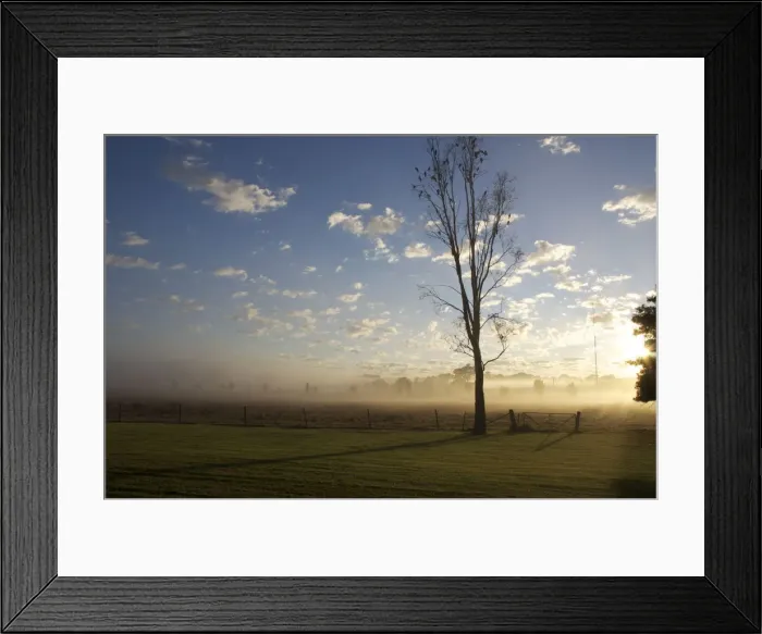 Framed Print : Morning in mudgee Framed Print : Morning in mudgee