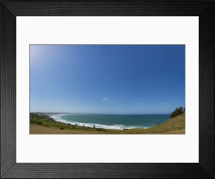 Framed Print : Seaside Panorama Framed Print : Seaside Panorama