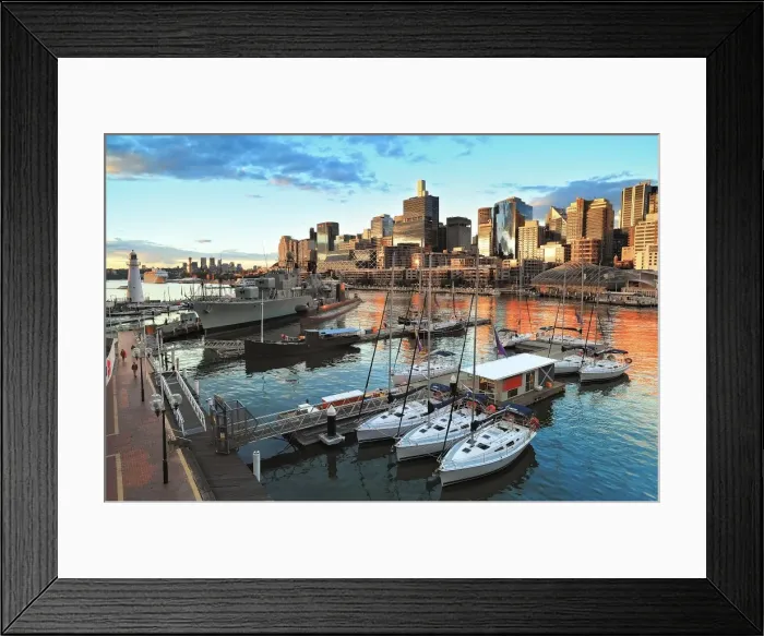 Framed Print : Darling Harbour, Sydney, Australia Framed Print : Darling Harbour, Sydney, Australia