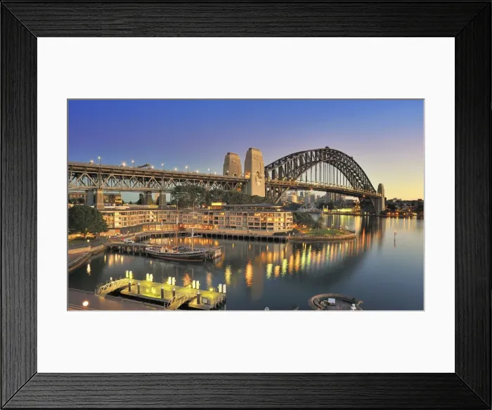 Framed Print : Sydney Harbour Bridge Framed Print : Sydney Harbour Bridge