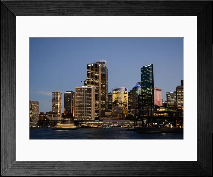 Framed Print : Sydney during the blue hour Framed Print : Sydney during the blue hour