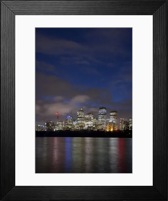 Framed Print : Sydney Central Business District Rainbow Framed Print : Sydney Central Business District Rainbow