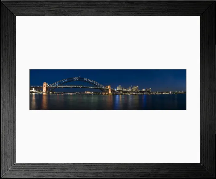 Framed Print : Sydney Harbor at Dusk Framed Print : Sydney Harbor at Dusk