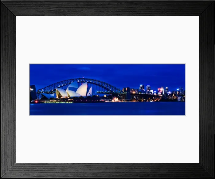 Framed Print : Sydney harbour Pano Framed Print : Sydney harbour Pano