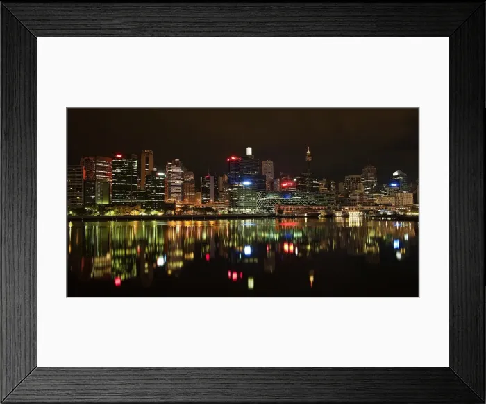 Framed Print : Skyline reflection Framed Print : Skyline reflection