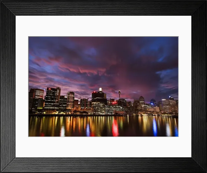 Framed Print : City sunrise Framed Print : City sunrise