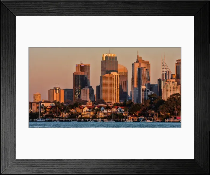 Framed Print : Downtown Sydney Framed Print : Downtown Sydney