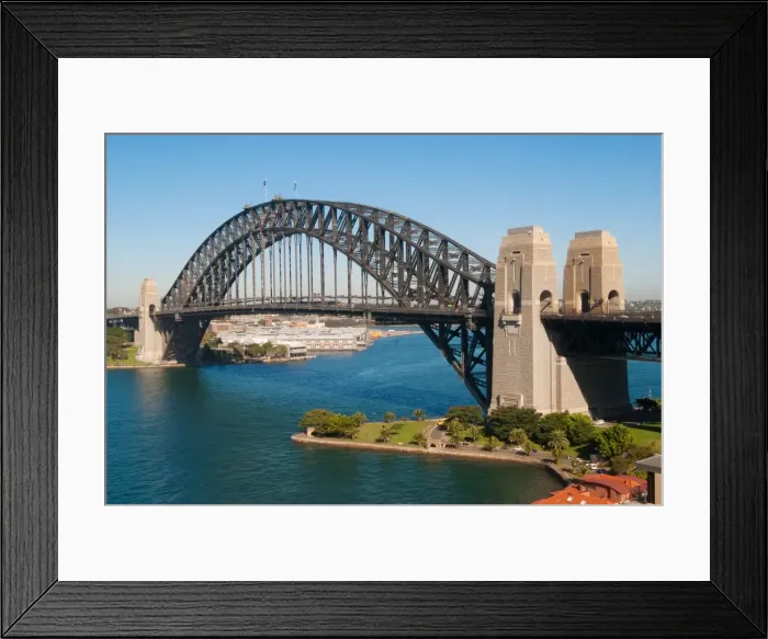 Framed Print : Sydney harbor bridge Framed Print : Sydney harbor bridge