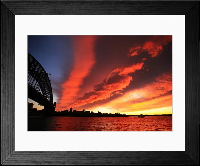 Framed Print : Sydney sunrise Framed Print : Sydney sunrise