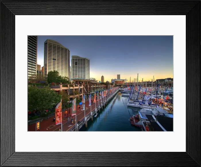 Framed Print : Cockle Bay Wharf, Sydney Framed Print : Cockle Bay Wharf, Sydney