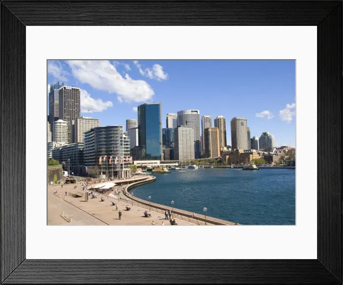 Framed Print : Circular Quay viewed from Sydney Opera House