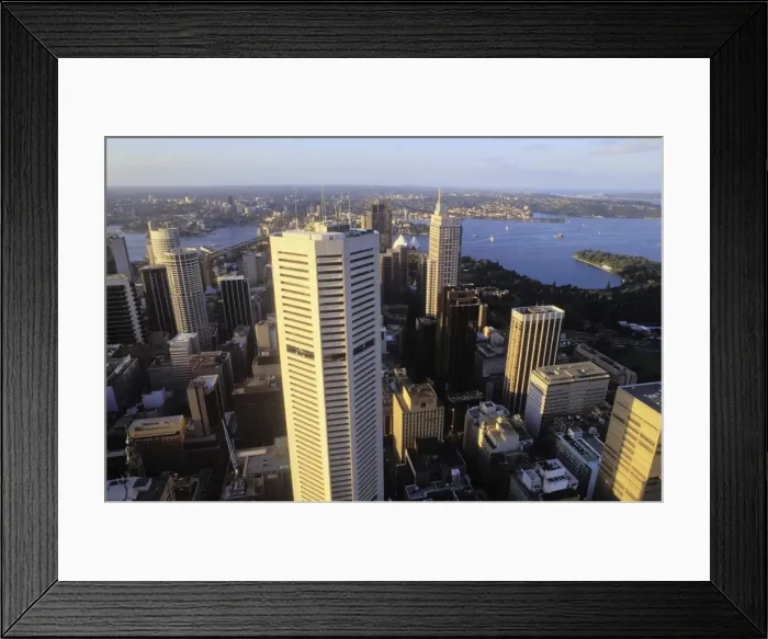 Framed Print : Cityscape of Sydney, Australia Framed Print : Cityscape of Sydney, Australia