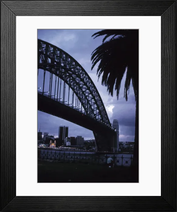 Framed Print : Sydney harbor bridge, Sydney, Australia Framed Print : Sydney harbor bridge, Sydney, Australia