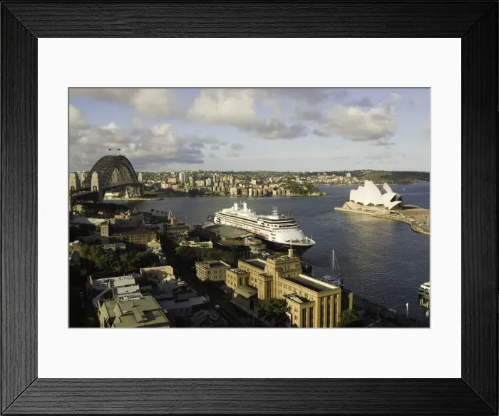 Framed Print : Australia, Sydney, Sydney Harbour, Sydney Bridge and Opera House Framed Print : Australia, Sydney, Sydney Harbour, Sydney Bridge and Opera House