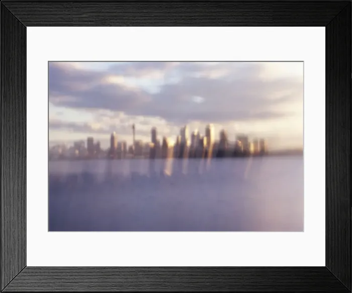 Framed Print : Harbor and City View, Sydney, Australia Framed Print : Harbor and City View, Sydney, Australia