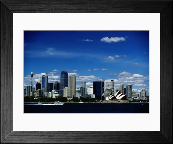 Framed Print : Sydney Skyline Framed Print : Sydney Skyline
