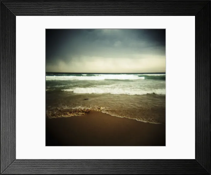 Framed Print : Storm clouds and waves Framed Print : Storm clouds and waves