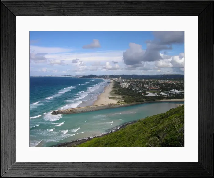 Framed Print : Tallebudgera Palm Beach Framed Print : Tallebudgera Palm Beach