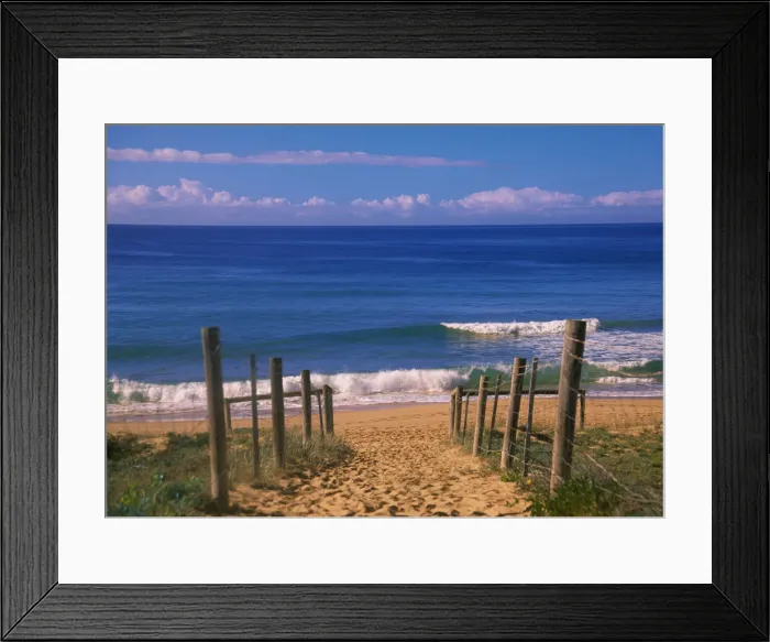 Framed Print : Walkway to beach Framed Print : Walkway to beach