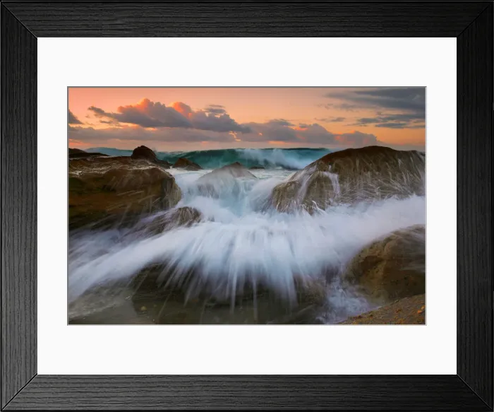 Framed Print : Morning swell